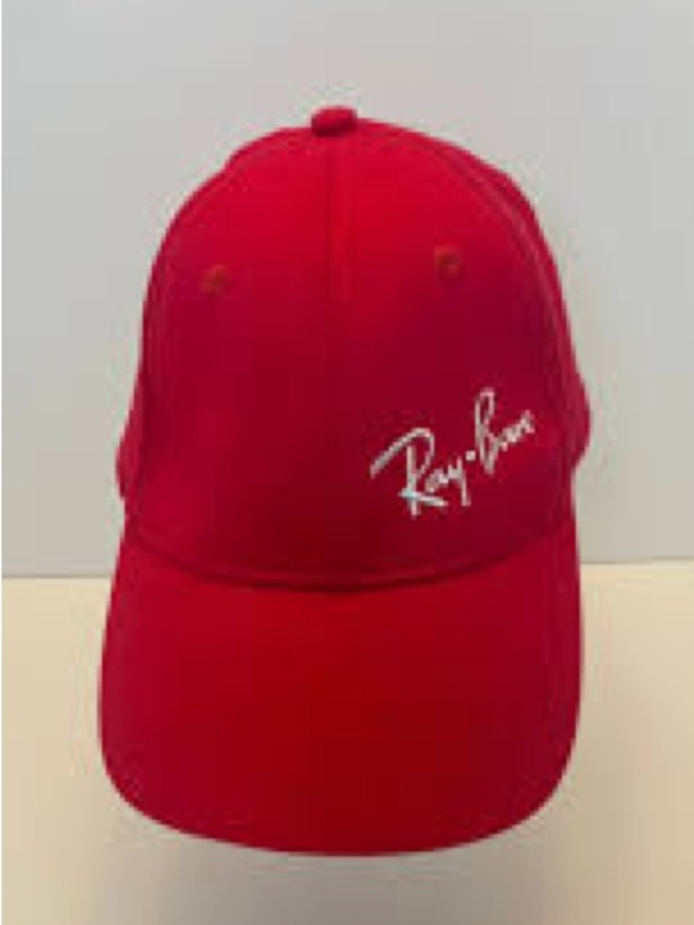 Ray-Ban Red Embroidered Baseball Cap